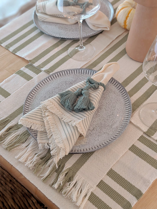 Teal napkins (set of 4)