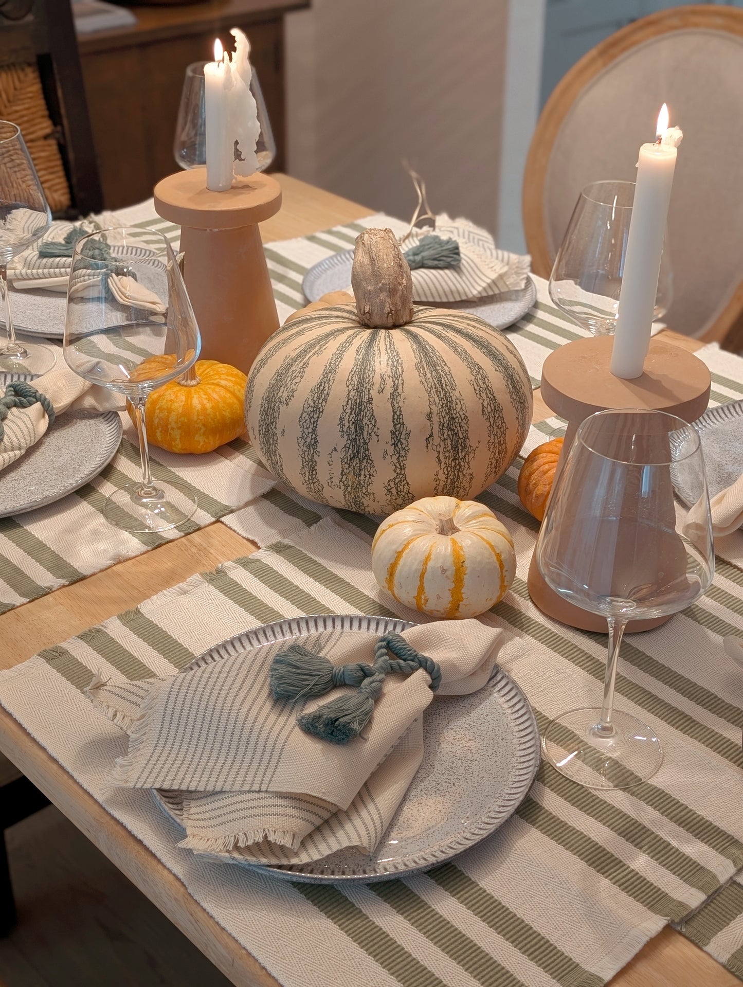 Teal napkins (set of 4)