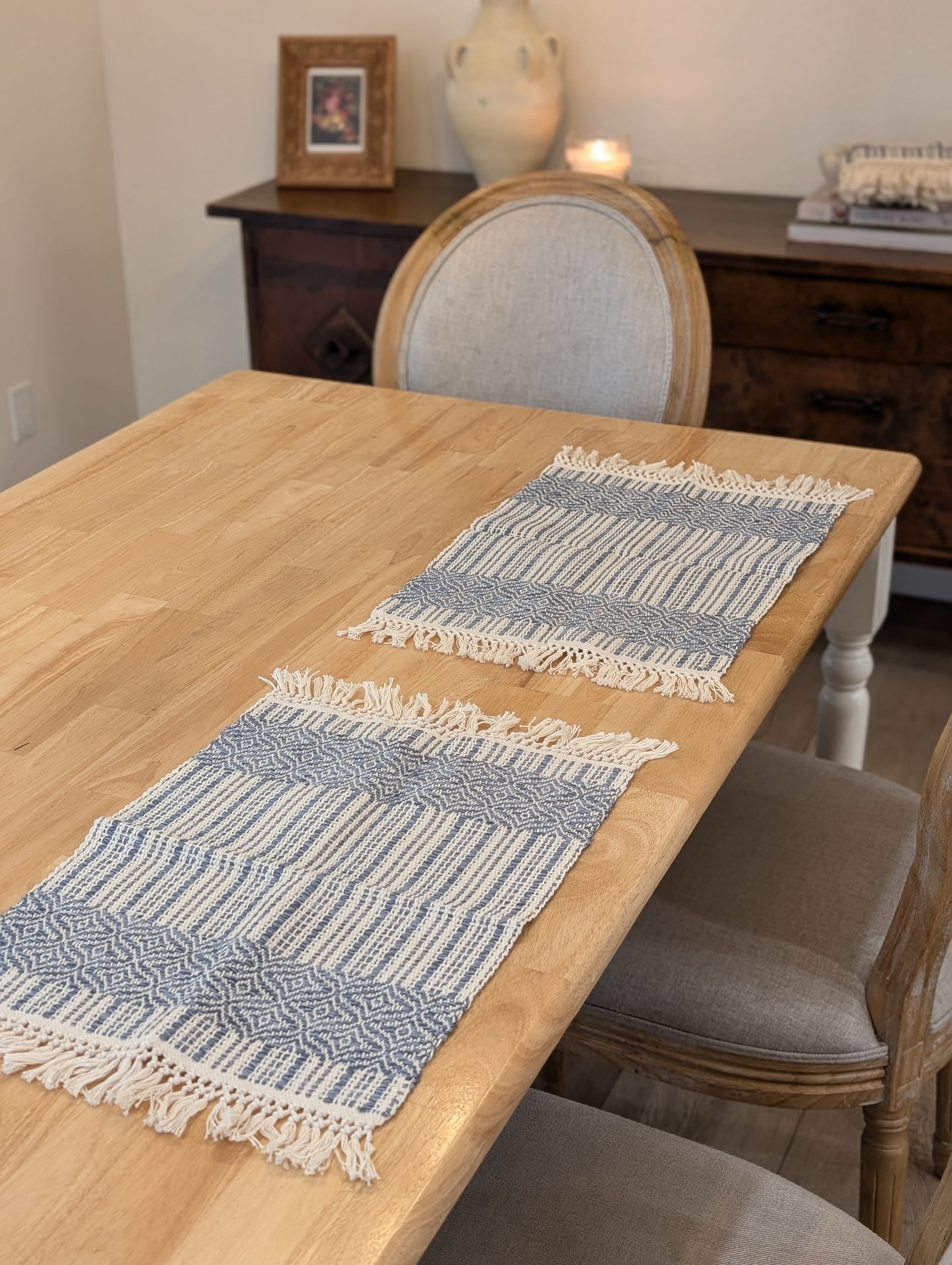 Blue Handmade Placemats