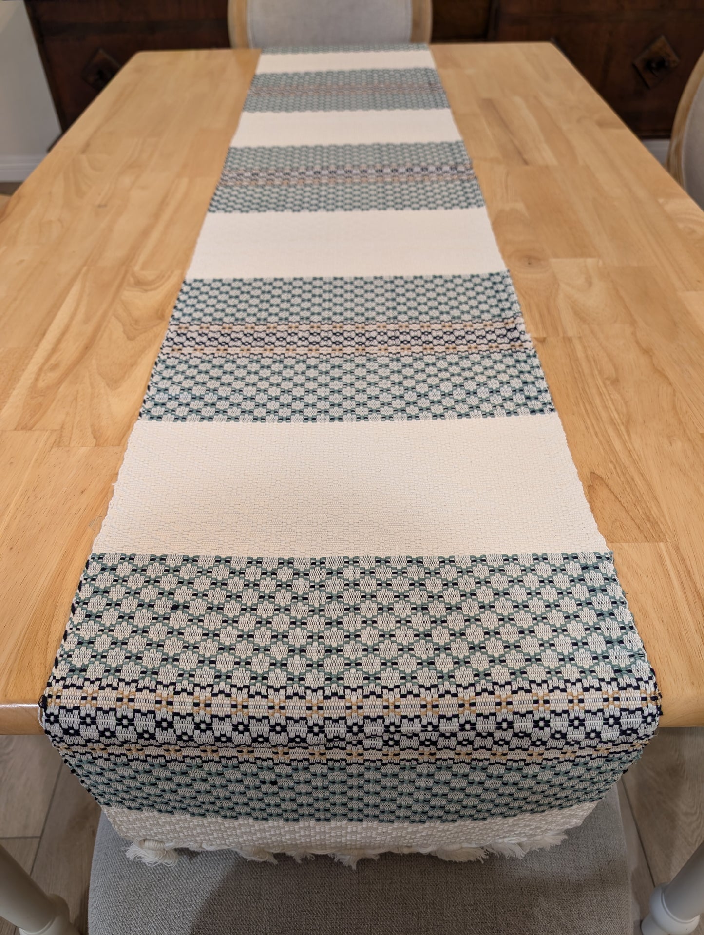 Aqua Table Runner