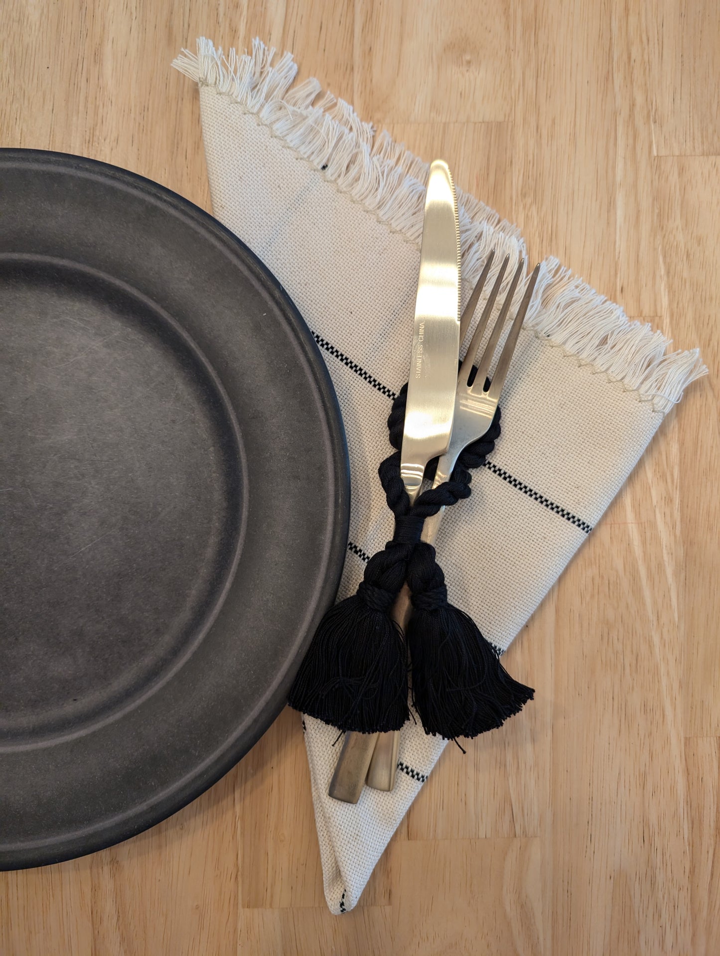 Noir Napkin Rings